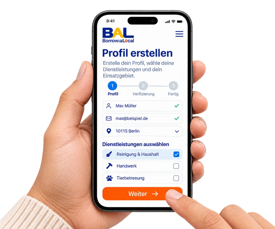 Profil erstellen